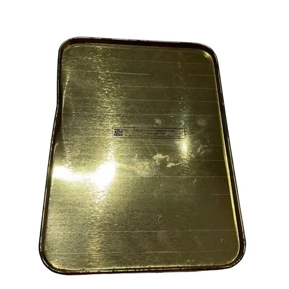 Mary Englbreit Christmas Tin Peace on Earth Vintage Metal Box with Lid u - Picture 3 of 8